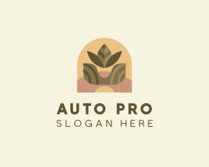 Indoor Plant Leaf logo