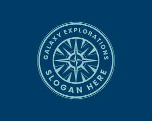 Maritime Travel Compass logo design