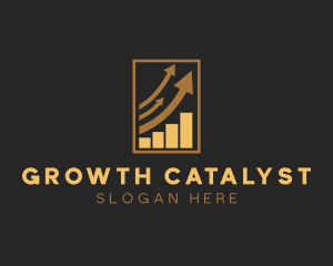 Finance Growth Analytics logo design