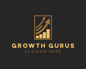 Finance Growth Analytics logo design