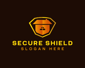 Home Security Shield logo design