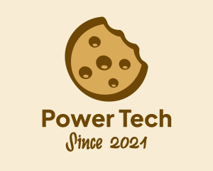 Brown Cookie Snack  logo