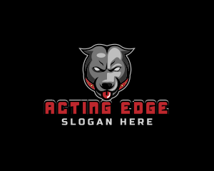 Pit Bull Angry Gaming logo design