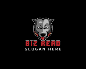 Pit Bull Angry Gaming logo design