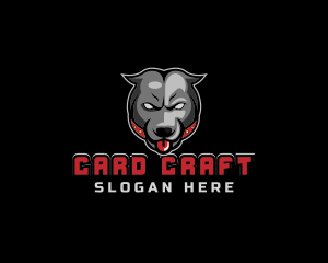 Pit Bull Angry Gaming logo design