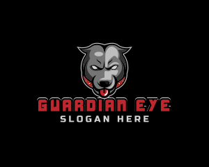 Pit Bull Angry Gaming logo design