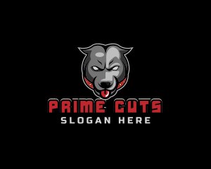 Pit Bull Angry Gaming logo design