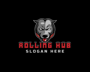 Pit Bull Angry Gaming logo design