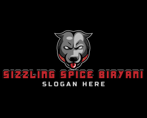 Pit Bull Angry Gaming logo design