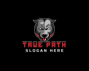 Pit Bull Angry Gaming logo design