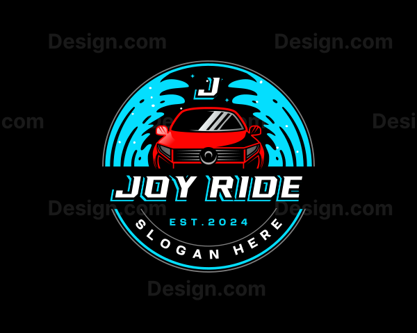 Vehicle Car Wash Sedan Logo