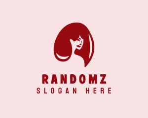 Hair Woman Salon Logo