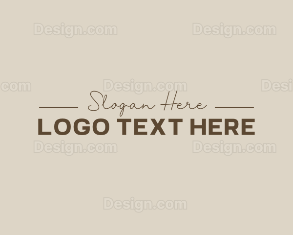 Elegant Apparel Business Logo