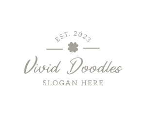 Clover Leaf Wordmark logo design