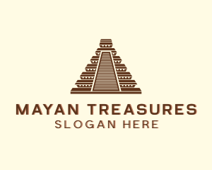 Mayan Pyramid Architecture logo