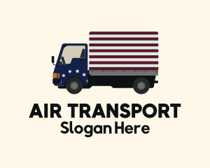 American Forwarding Truck logo design