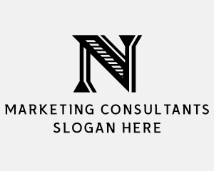 Startup Company Letter N logo design