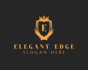 Elegant Royalty Shield logo design