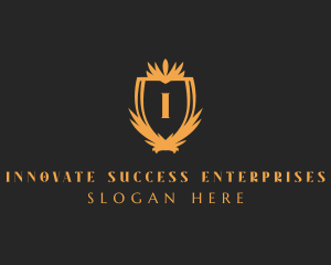 Elegant Royalty Shield logo design