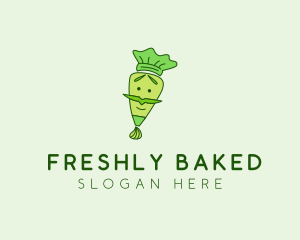 Baker Piping Bag logo design