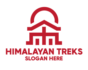 Asian Temple  Landmark logo