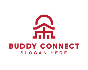 Asian Temple  Landmark logo design