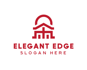 Asian Temple  Landmark logo design