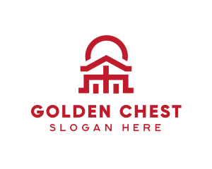 Asian Temple  Landmark logo design