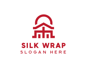 Asian Temple  Landmark logo design