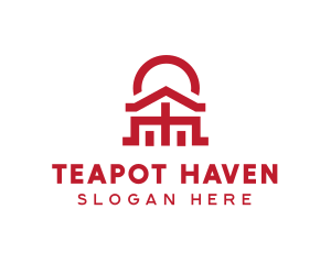 Asian Temple  Landmark logo design