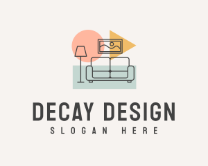 Modern Pop Interior Designer logo design