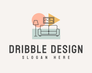 Modern Pop Interior Designer logo design