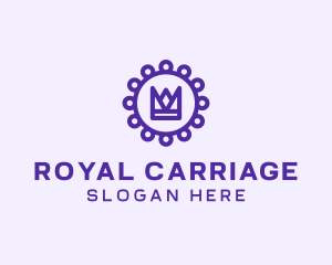 Royal Queen Crown  logo design