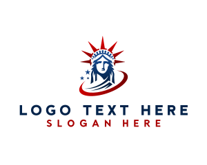 Statue of Liberty Landmark logo