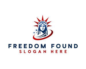 Statue of Liberty Landmark logo