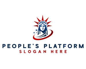 Statue of Liberty Landmark logo