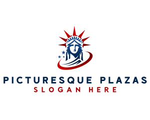 Statue of Liberty Landmark logo