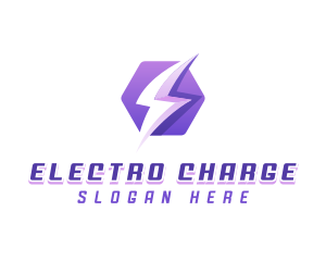 Lightning Spark Energy logo design