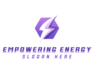 Lightning Spark Energy logo design