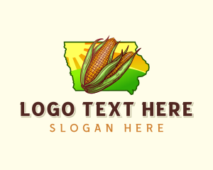 Agricultural Corn Iowa logo