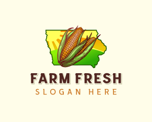 Agricultural Corn Iowa logo