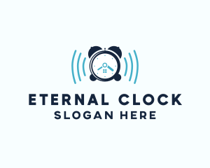 House Alarm Clock  logo design