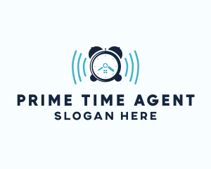 House Alarm Clock  logo design