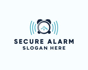 House Alarm Clock  logo design