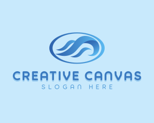 Creative Wave Agency logo design