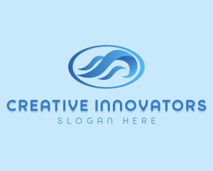 Creative Wave Agency logo design