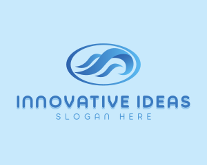 Creative Wave Agency logo design