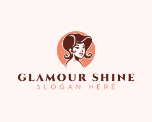 Woman Beauty Pinup logo design