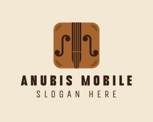 Violin Music App logo design