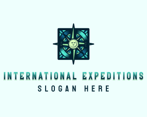 Adventure Exploration Compass logo design